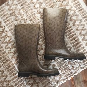 Authentic Gucci Rain Boots